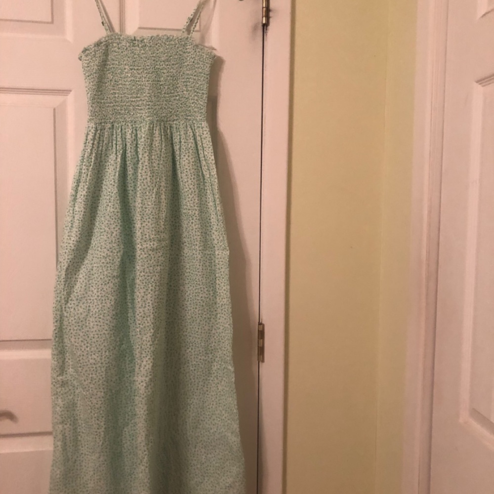 Sale! New Billabong Mint Floral Smocked Top Dress